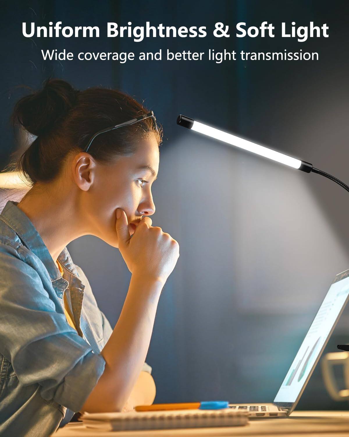 Uniform Brightness & Soft Light  
Wide coverage and better light transmission
