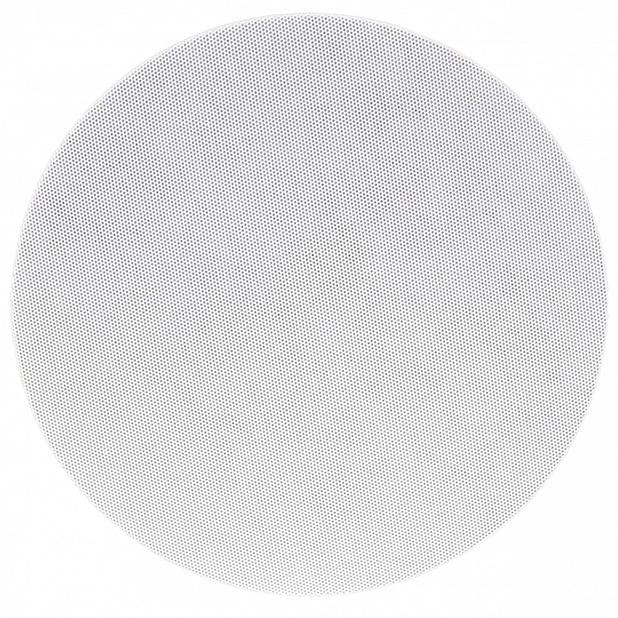 Alt View 1. ELAC - Elac IC-V81-W - Vertex 1 8" In-Ceiling Speaker - Includes White Grille, Sold Individually - Black/Gray.