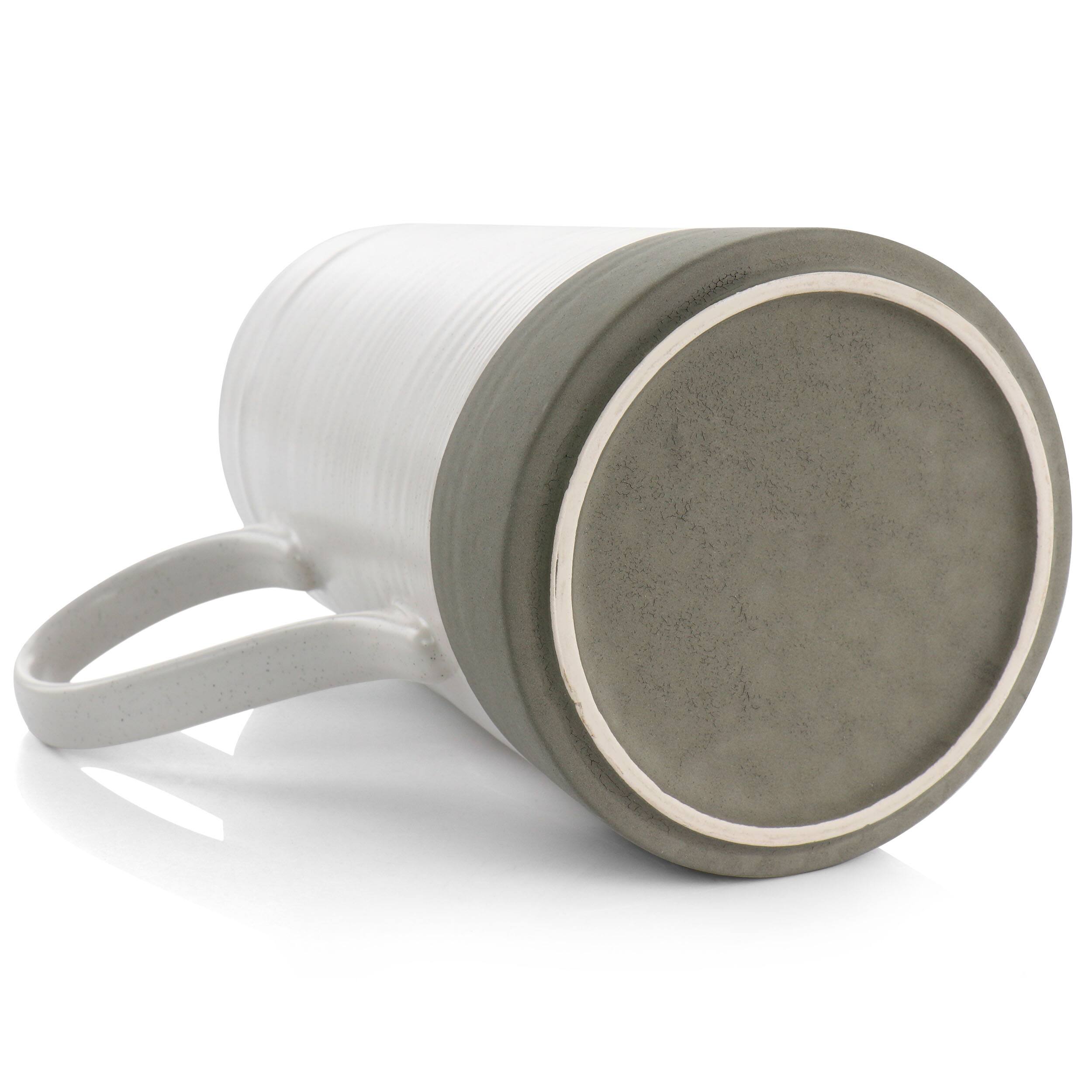 Alt View 4. Gibson - Bee and Willow Milbrook Large 60oz Serving Pitcher in Off-White - Off-White.