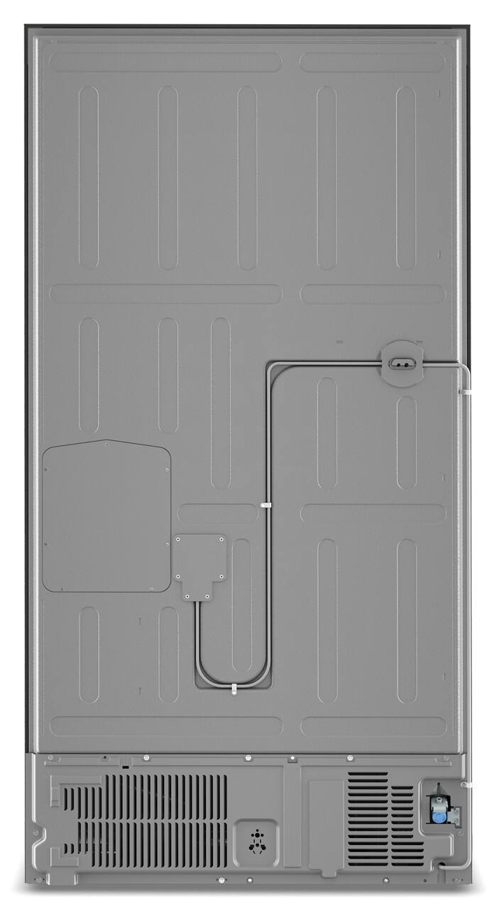 Back. KitchenAid - 23.9 Cu. Ft. French Door Refrigerator with External Water Dispenser - PrintShield Stainless.