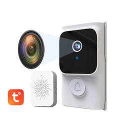 Cluzine - Smart Video Doorbell System Intercom Night Vision WiFi Outdoor Battery Powered Tuya 1080P
