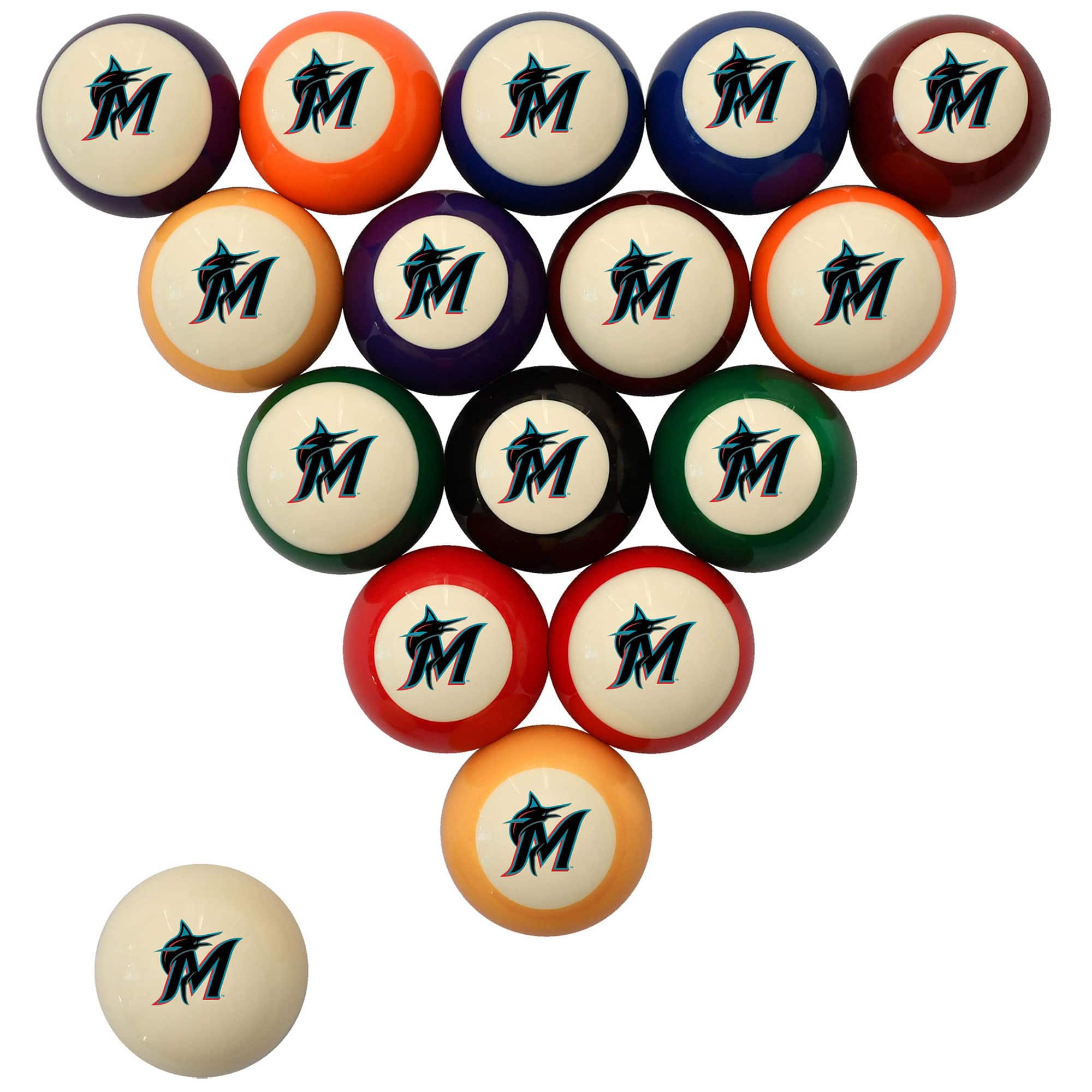 Imperial - Miami Marlins Retro Billiard Ball Set - Cream price history on PriceWatchPro