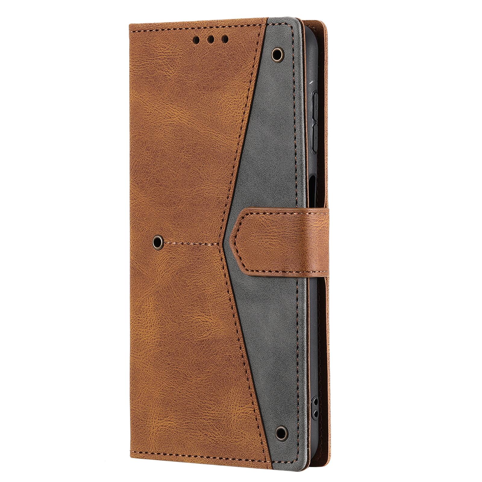 Alt View 2. Dteck - Wallet Case for Apple iPhone 17 Pro Max,Vintage PU Leather Flip Card Holder Kickstand Magnetic Closure Phone Cover - Brown.