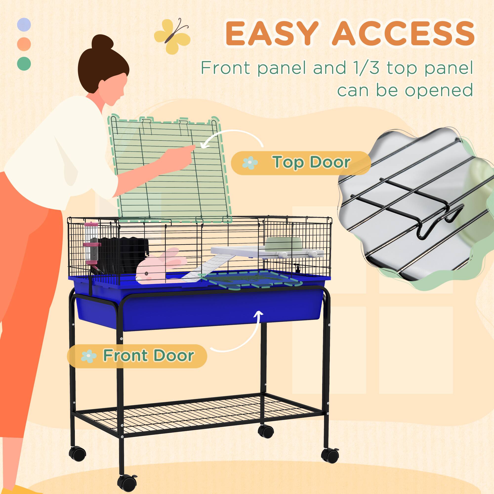 EASY ACCESS  
Front panel and 1/3 top panel can be opened  

Top Door  
Front Door