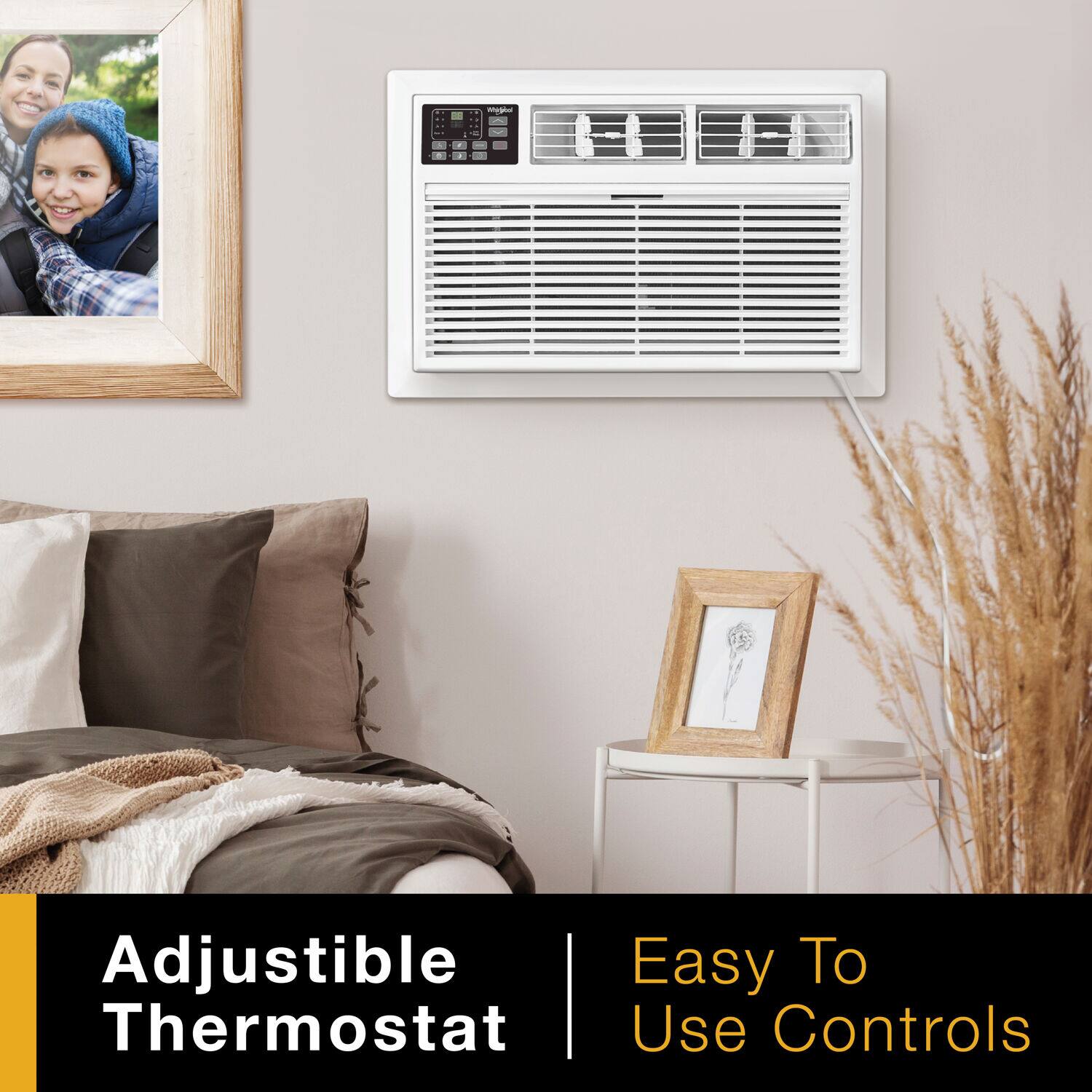 Adjustable Thermostat  
Easy To Use Controls