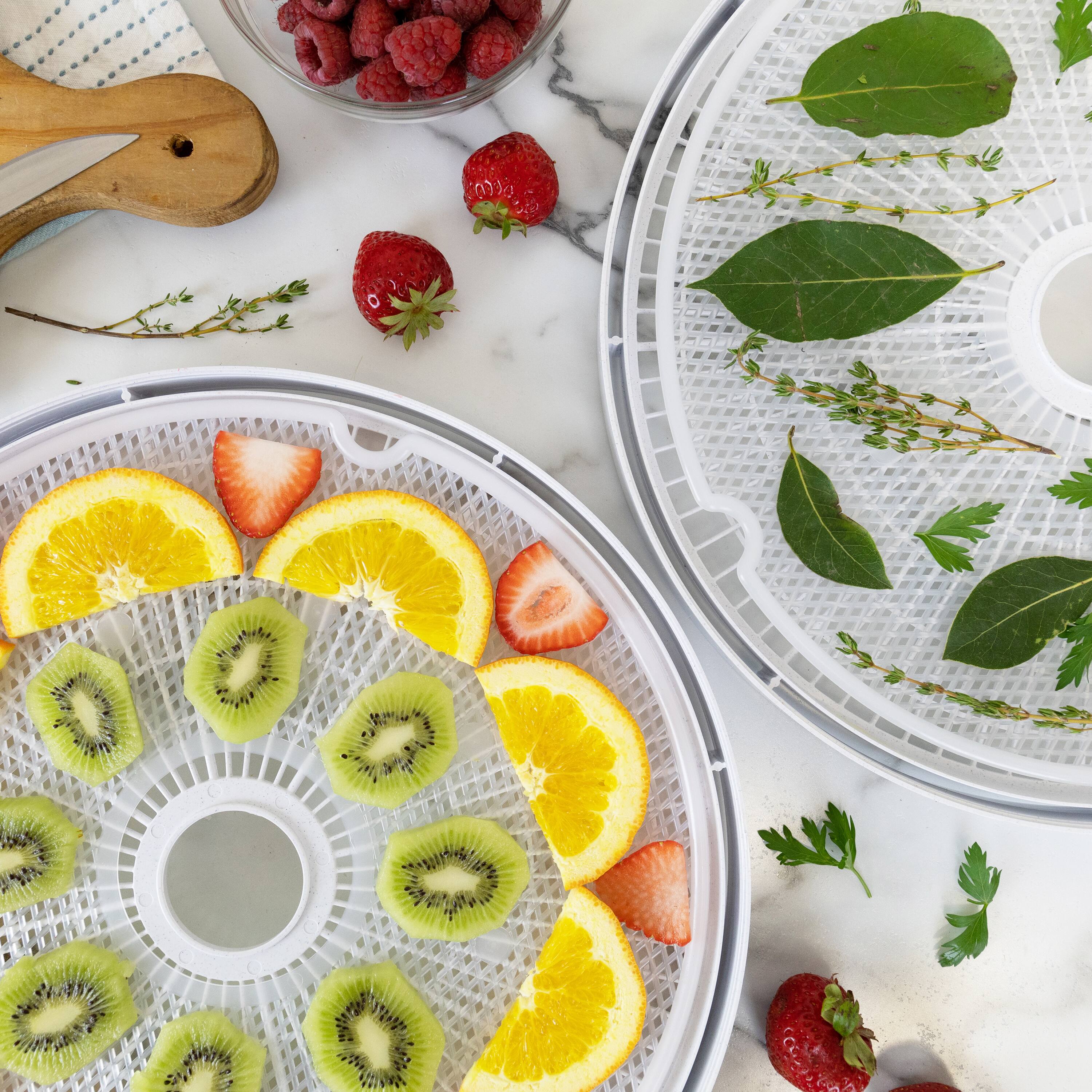 Alt View 4. Nesco - American Harvest Snackmaster Dehydrator & Jerky Maker - White.