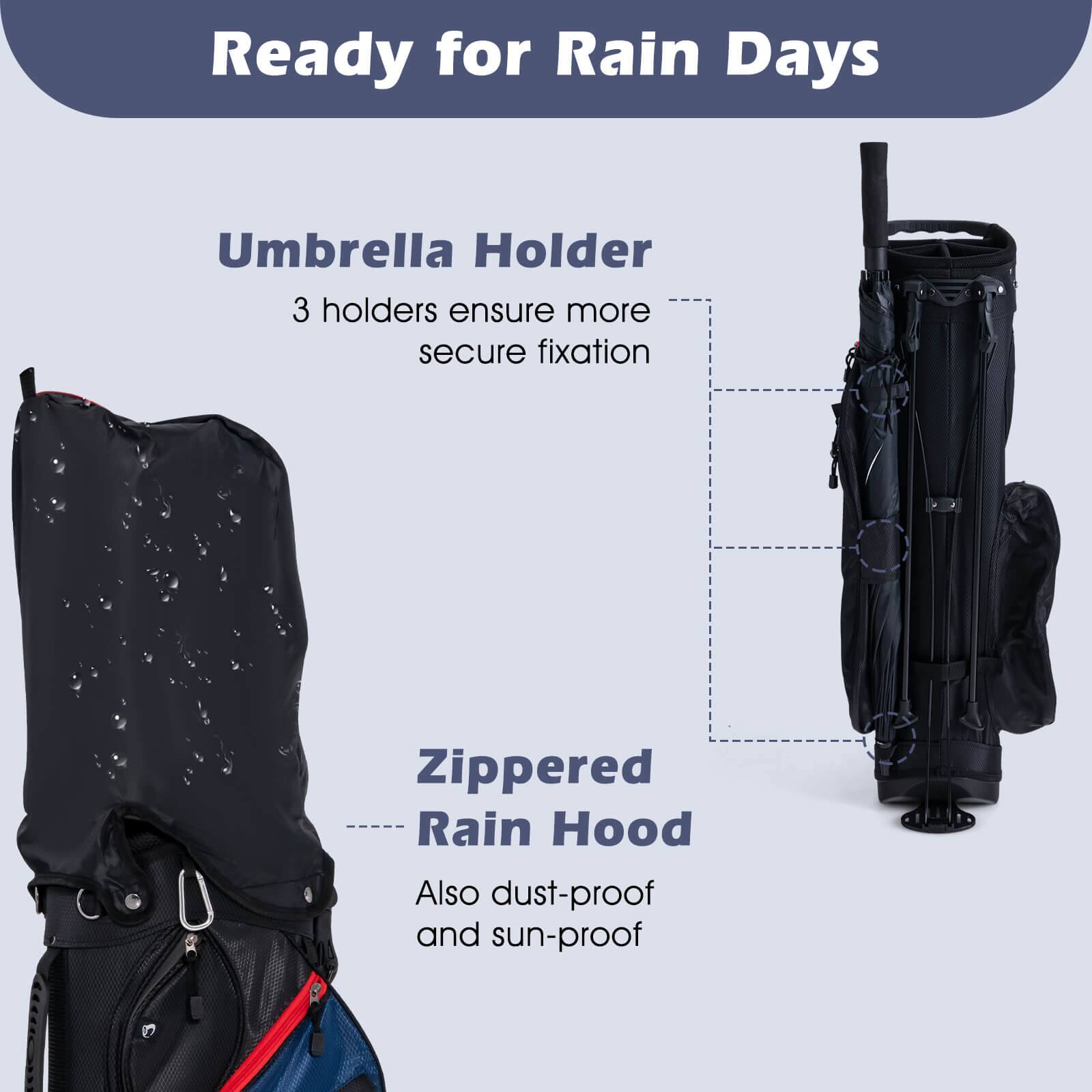 Ready for Rain Days

Umbrella Holder
3 holders ensure more secure fixation

Zippered Rain Hood
Also dust-proof and sun-proof