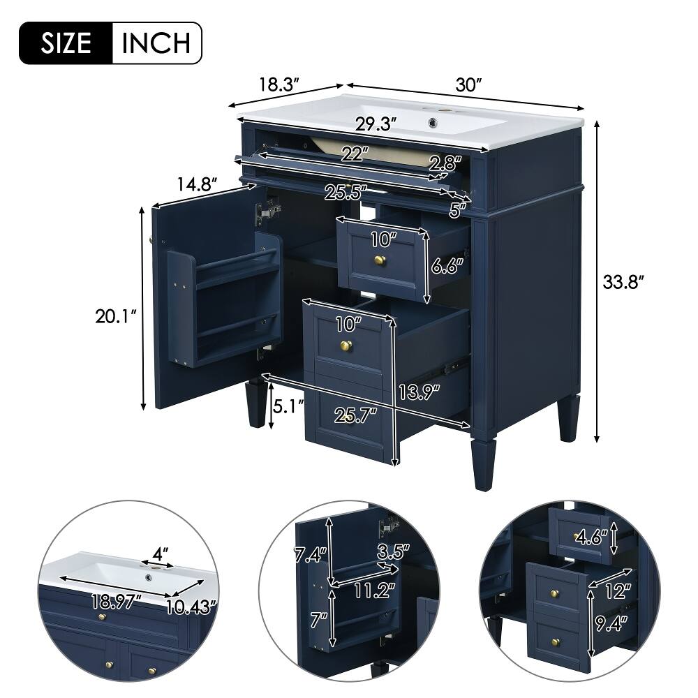 SIZE INCH  
18.3"  
30"  
14.8"  
29.3"  
22"  
25.5"  
10"  
2.8"  
5"  
6.6"  
33.8"  
20.1"  
10"  
5.1"  
25.7"  
4"  
7.4"  
3.5"  
4.6"  
18.97"  
10.43"  
11.2"  
12"  
9.4"