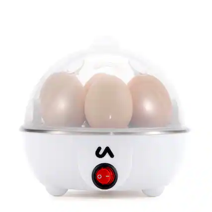 Front. Uber Appliance - Uber Appliance Deluxe Rapid Egg Cooker - Perfect Egg Cooker for All Styles - White.