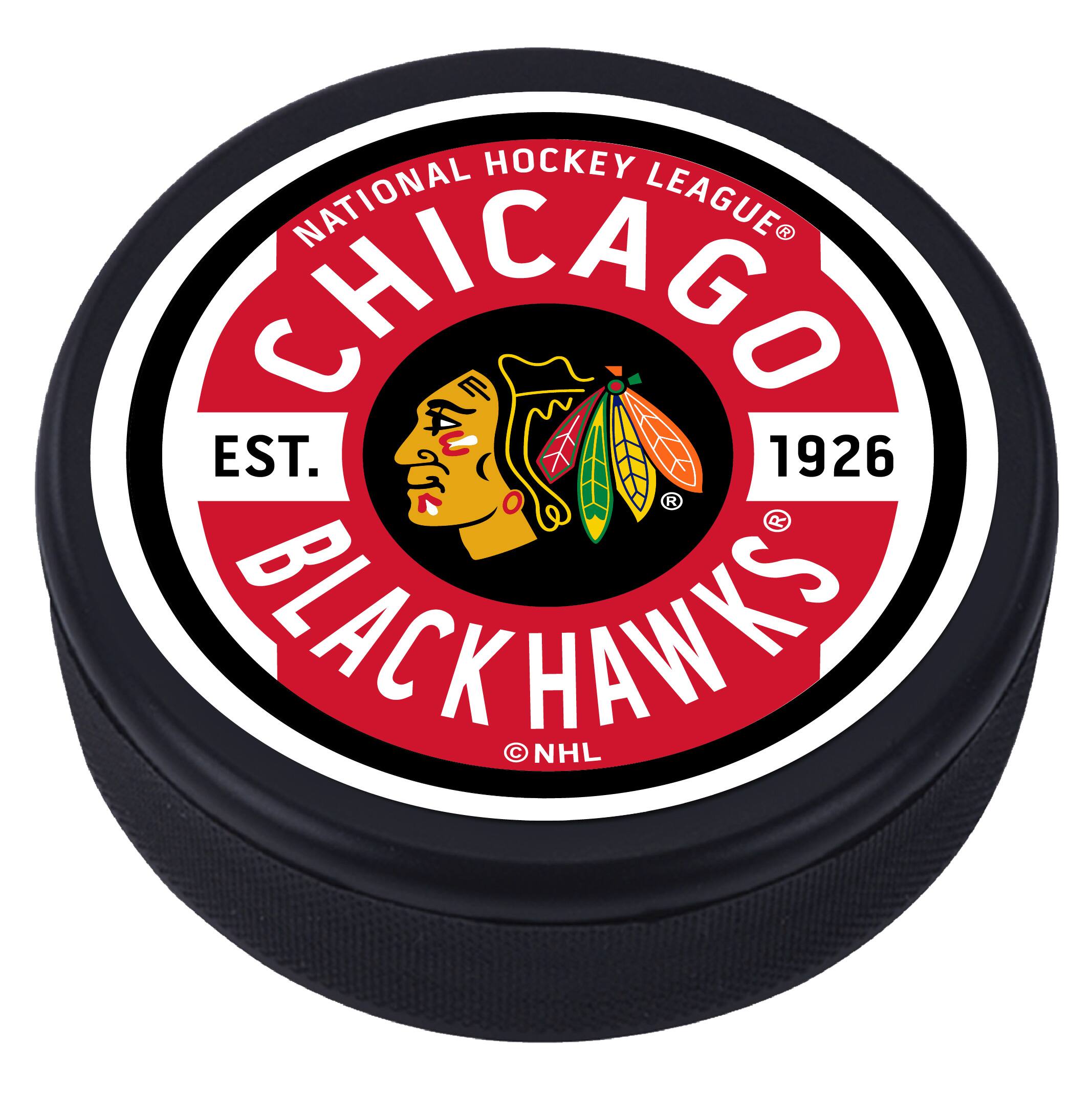 NATIONAL HOCKEY LEAGUE  
CHICAGO  
EST. 1926  
BLACK HAWKS  
© NHL