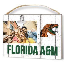 Jardine - Florida A&M Rattlers 8'' x 10'' Weathered Clip It Frame - White