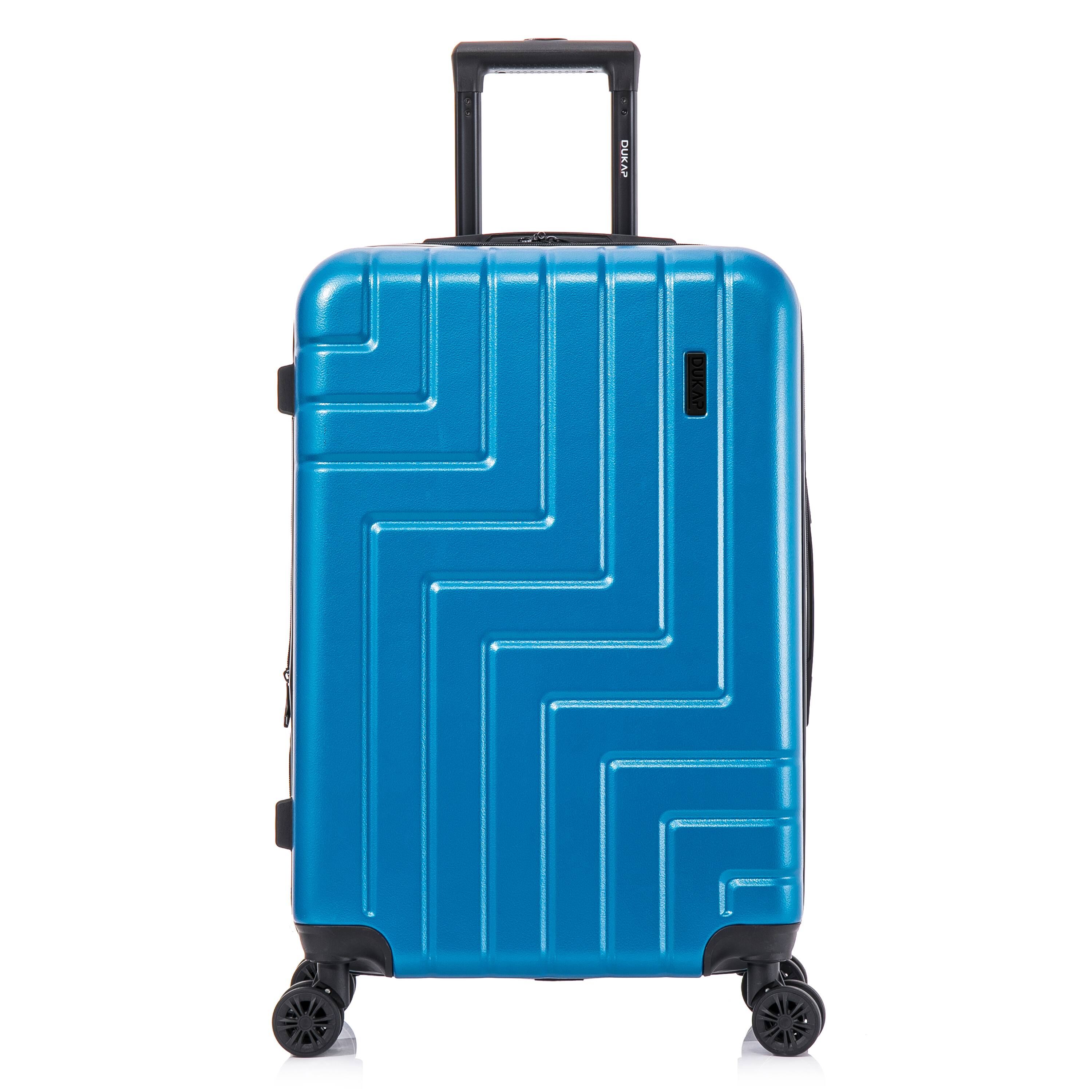 Alt View 4. DUKAP - Zahav Lightweight Hardside Spinner Luggage 24" - TEAL.