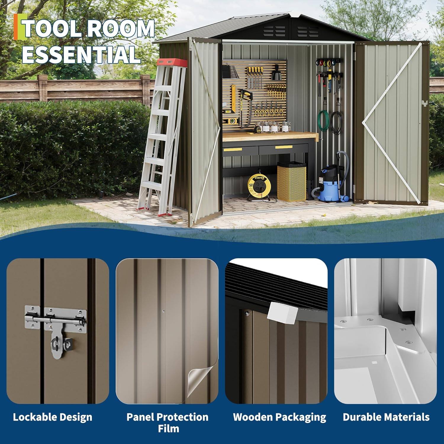 TOOL ROOM ESSENTIAL

- Lockable Design
- Panel Protection Film
- Wooden Packaging
- Durable Materials