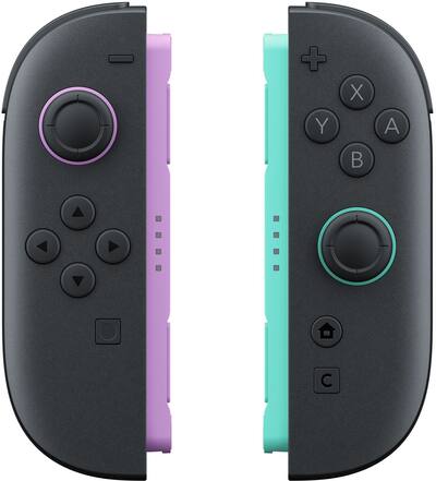Nintendo Joy Con 2 (L)/(R) Light Purple / Light Green Multi - Best Buy Nintendo Joy Con 2 (L)/(R) Light Purple / Light Green Multi - Best Buy