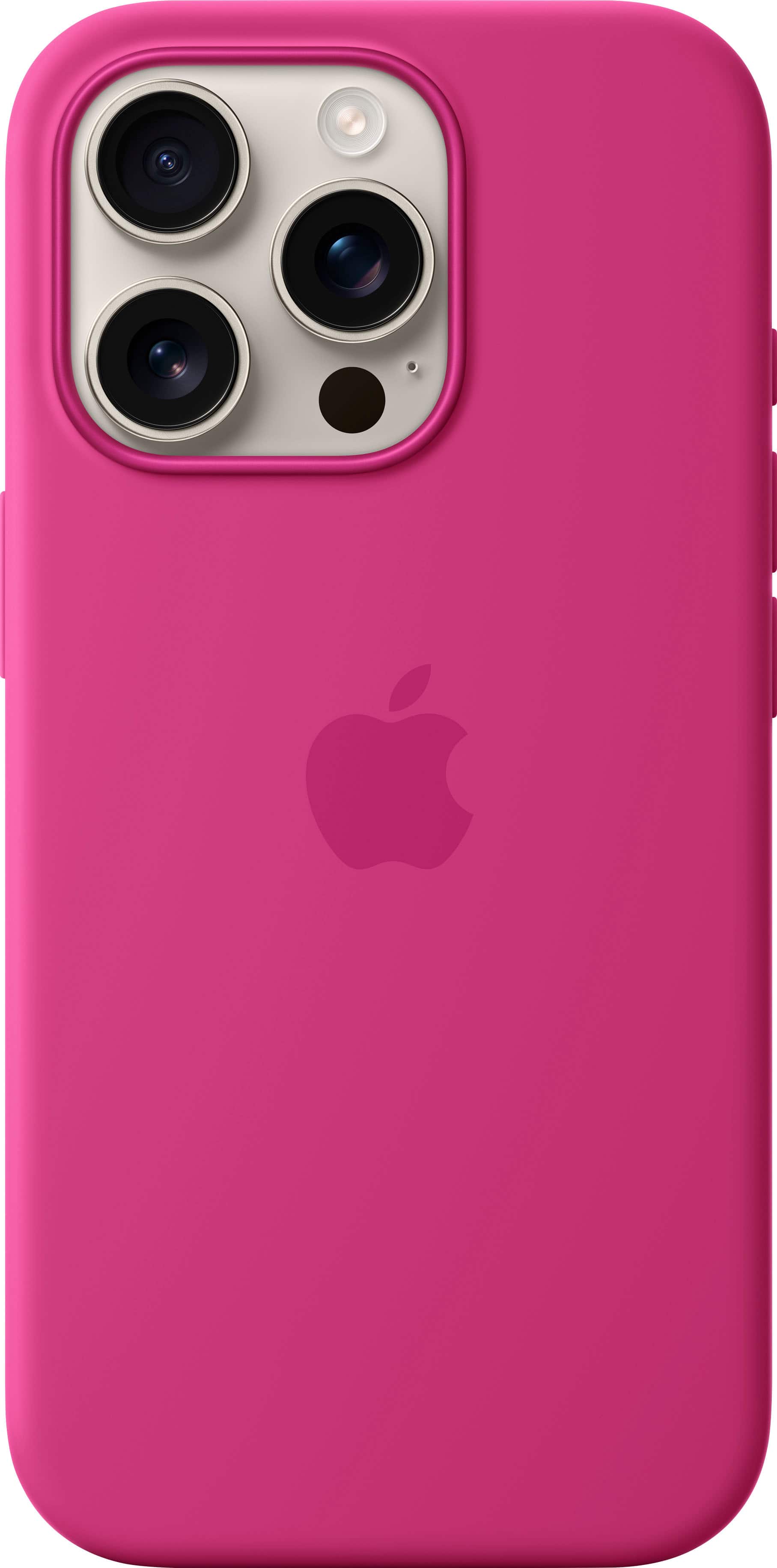 Alt View 11. Apple - iPhone 16 Pro Silicone Case with MagSafe - Fuchsia.