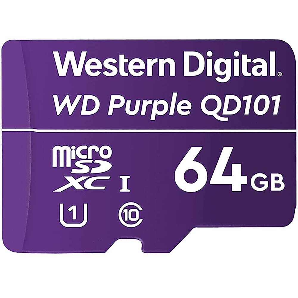 Western Digital WD Purple QD101 micro SDXC I 64GB U1 10