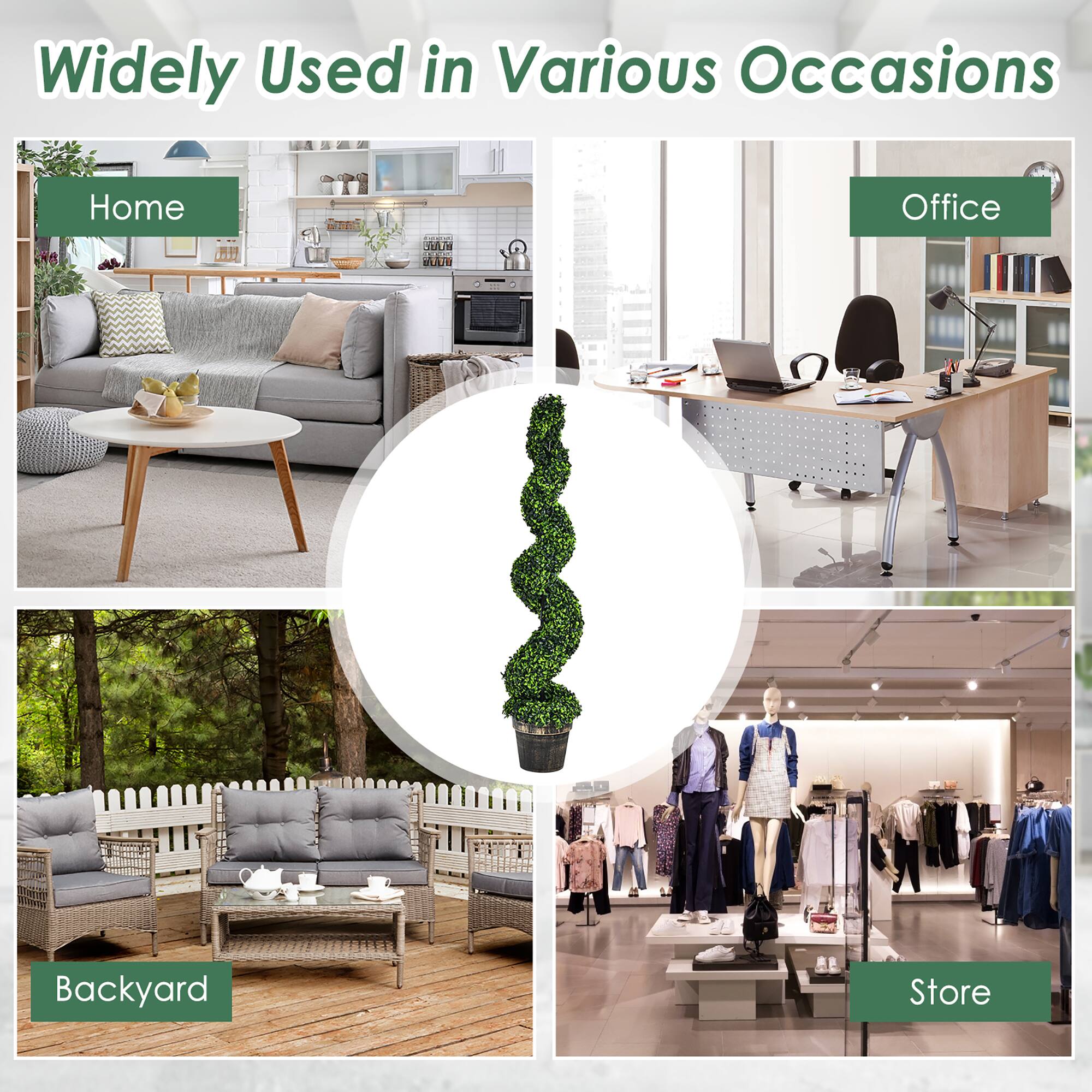 Widely Used in Various Occasions

- Home
- Office
- Backyard
- Store