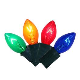 Celebrations - Incandescent C7 Multicolored/Clear 4 ct Replacement Christmas Light Bulbs 0.08 ft.