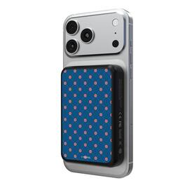 Keyscaper - Marvel Pattern Wireless Mag Power Bank - Captain America