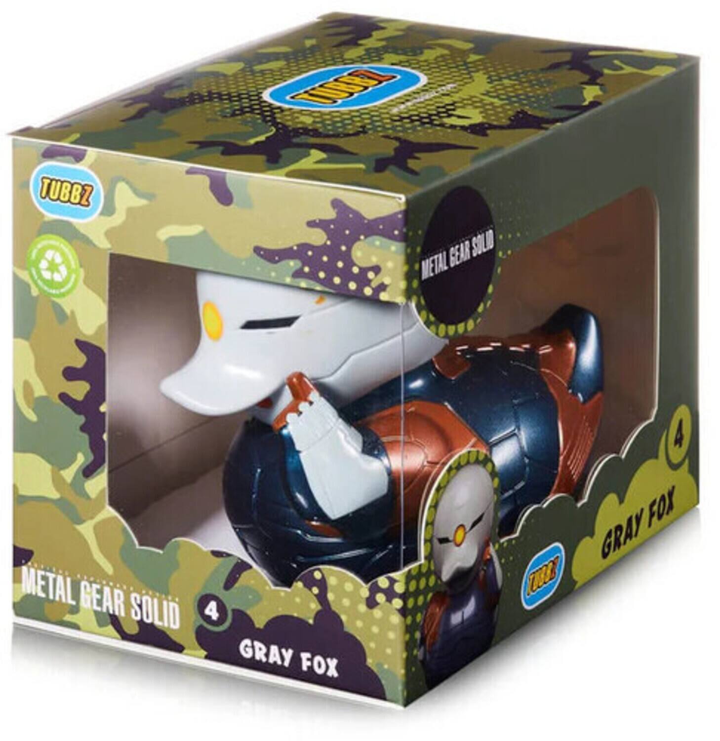 Tubbi Tubbz Bear Solu Metal Gear Solid 4 Gray Fox