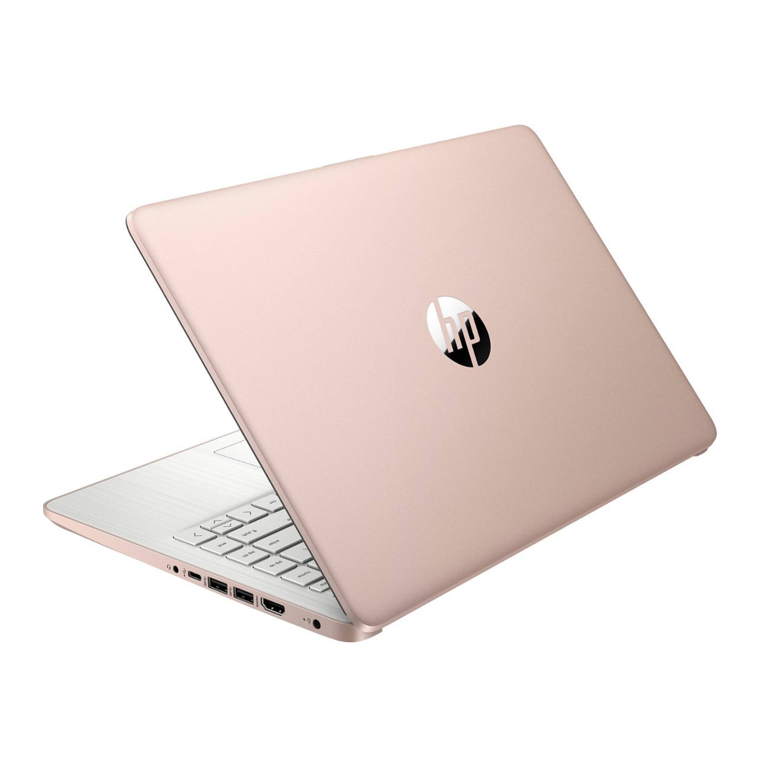 Alt View 6. HP - HP Stream 14" HD Business Laptop,Intel Celeron N4120,4GB RAM,64GB eMMC,1 Year Office 365 ,Win 11,Gold - Gold.