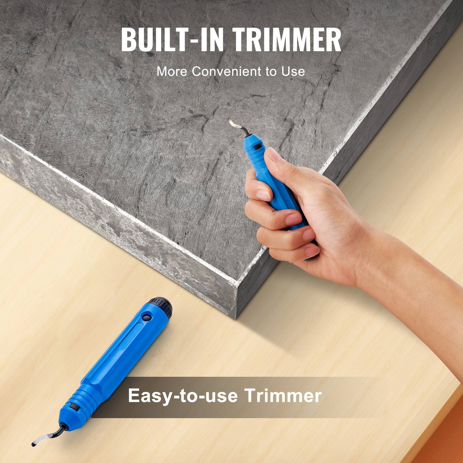 BUILT-IN TRIMMER  
More Convenient to Use  

Easy-to-use Trimmer