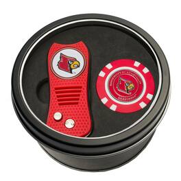 Team Golf - Louisville Cardinals Switch Chip Golf Tin Set - Multicolor