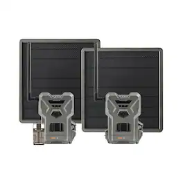 Spypoint - Flex-M Trail Camera 2-Pack with Solar Panels and Card Reader (5 Items)
