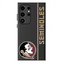 Keyscaper - NCAA - Florida State Seminoles Galaxy Magnetic Bump Case - S26 Plus - Black