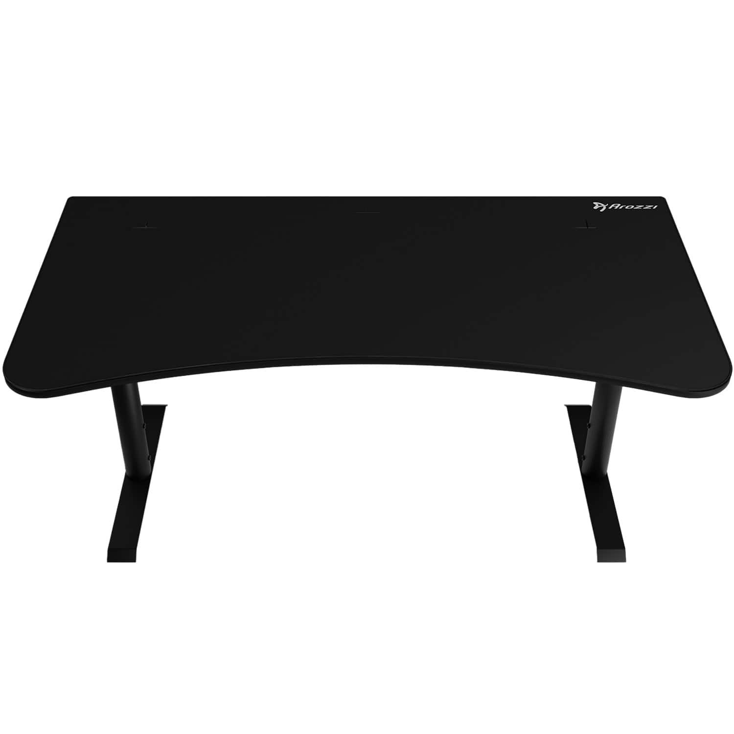 Alt View 19. Arozzi - Arena Ultrawide Curved Gaming Desk - Pure Black.
