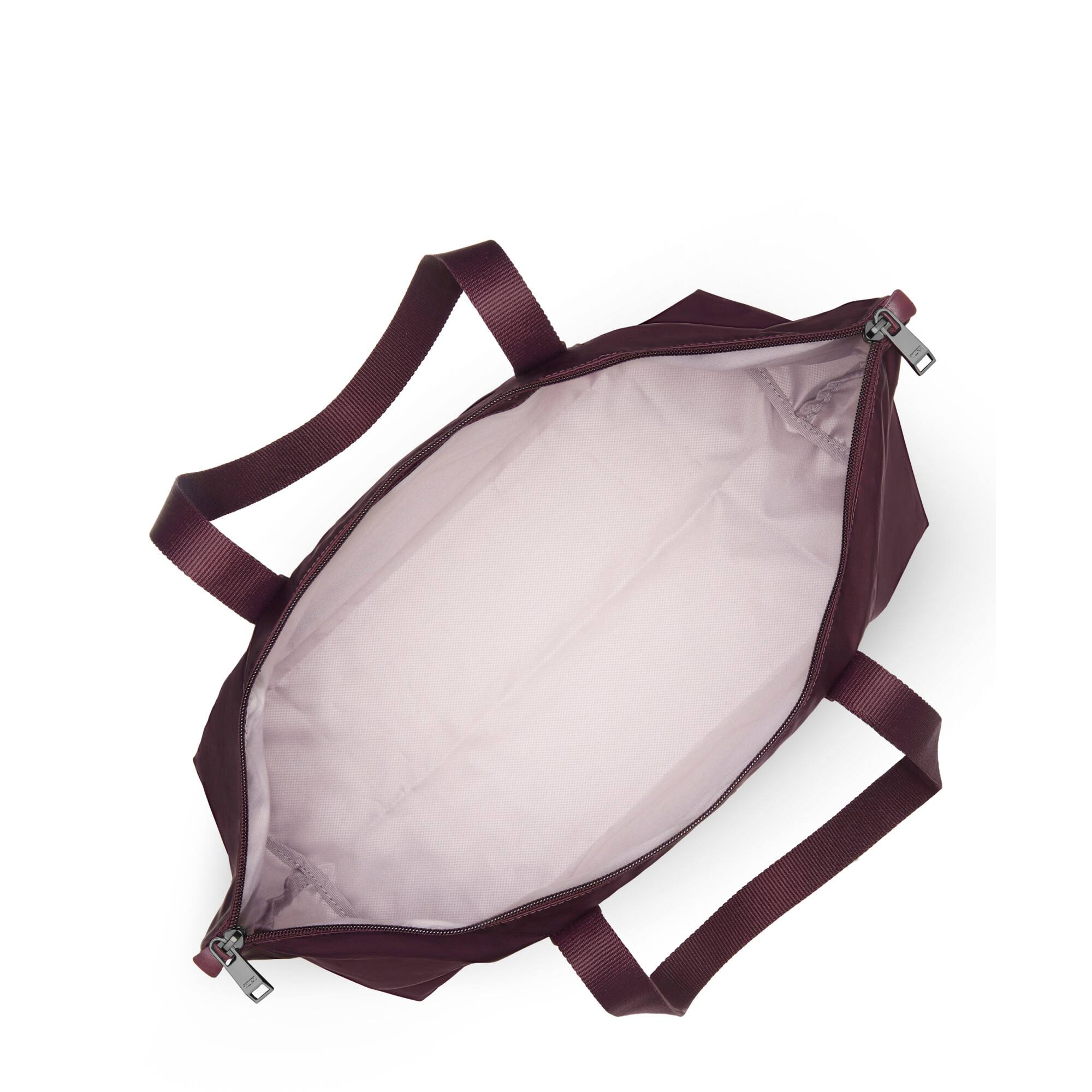 Left. TUMI - Voyageur Just In Case Medium Tote - Rosewood.