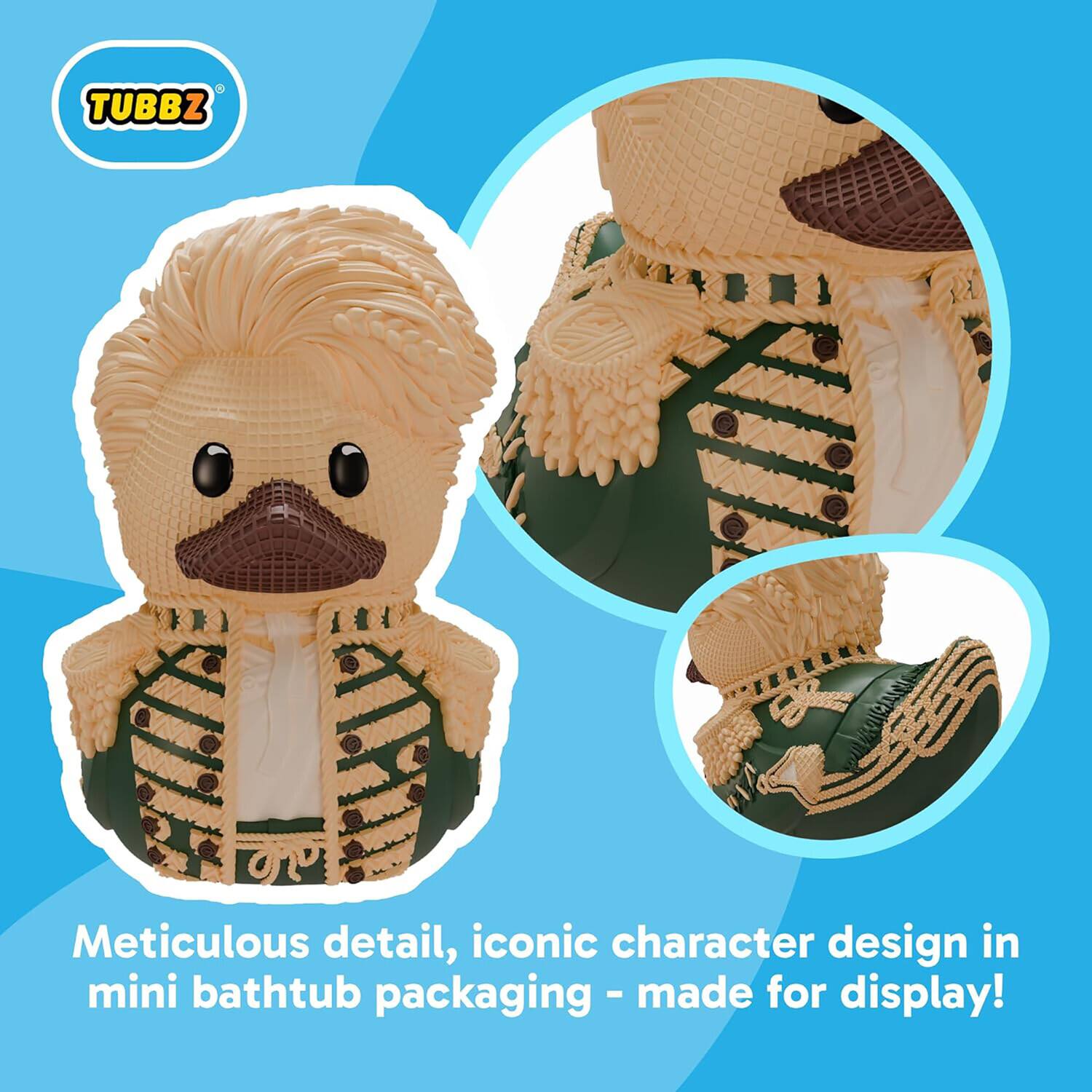 TUBBZ

Meticulous detail, iconic character design in mini bathtub packaging - made for display!