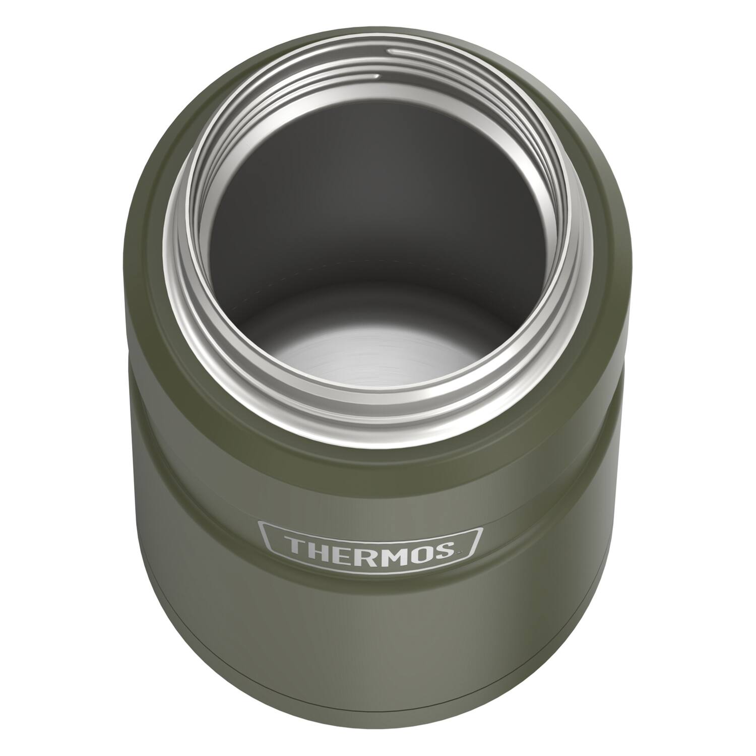 Alt View 5. Thermos - Thermos 24 oz. Stainless King Vacuum Insulated Food Jar - Matte Army Green - Matte Army Green.