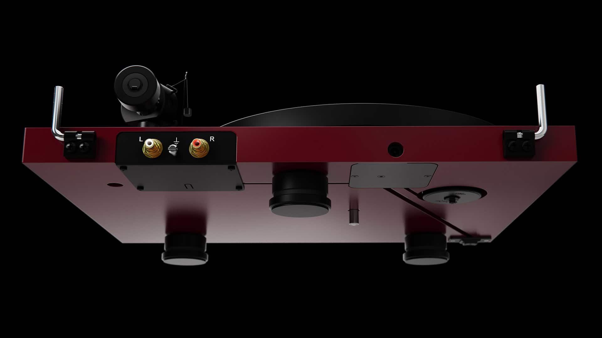 Back. Pro-Ject - DEBUT EVO 2 - Satin Black.