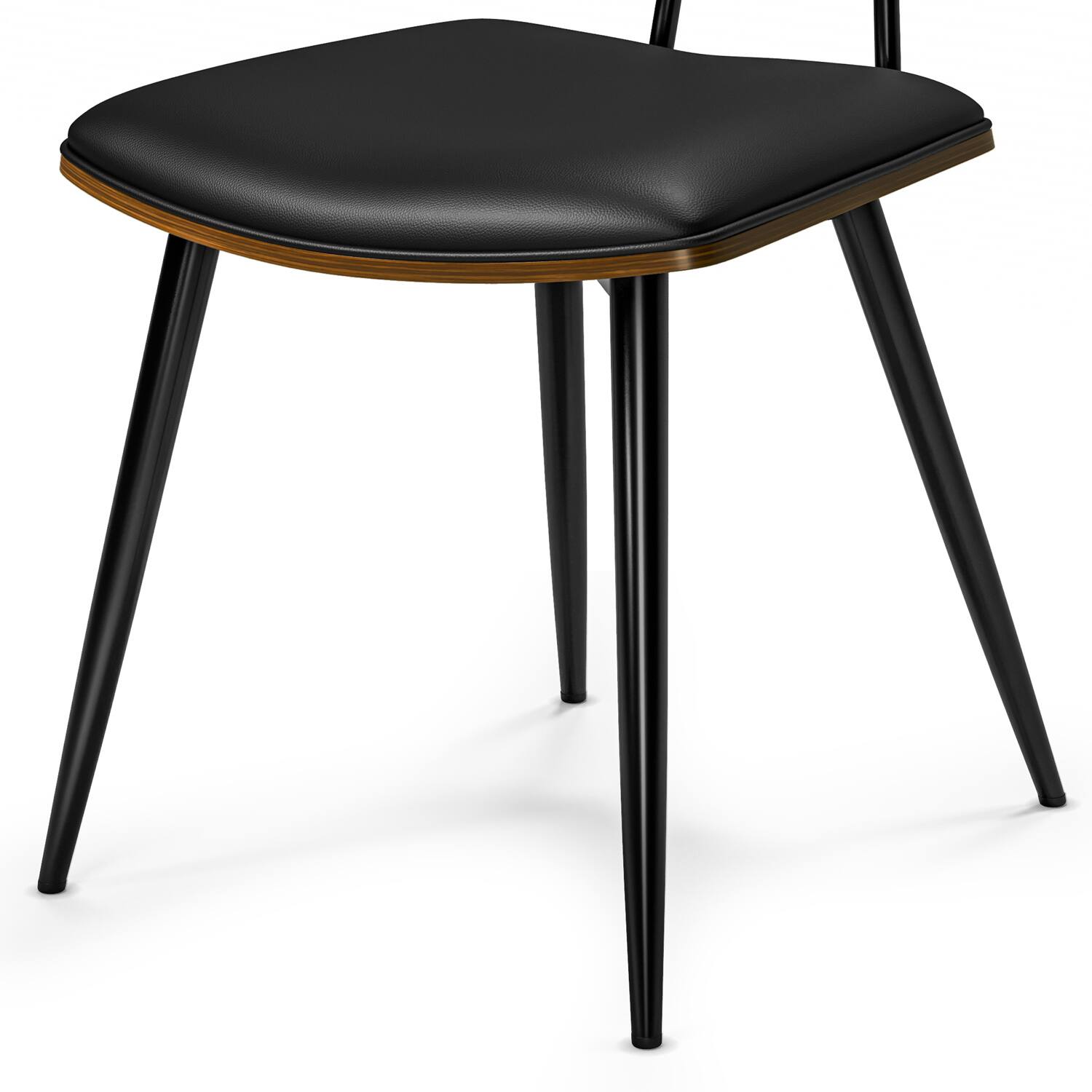 Alt View 7. Simpli Home - Mavis / Colby 7-Piece Dining Set - Black.