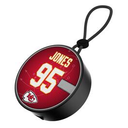 Keyscaper - Chris Jones Kansas City Chiefs Bluetooth IP67 Waterproof Speaker - Black