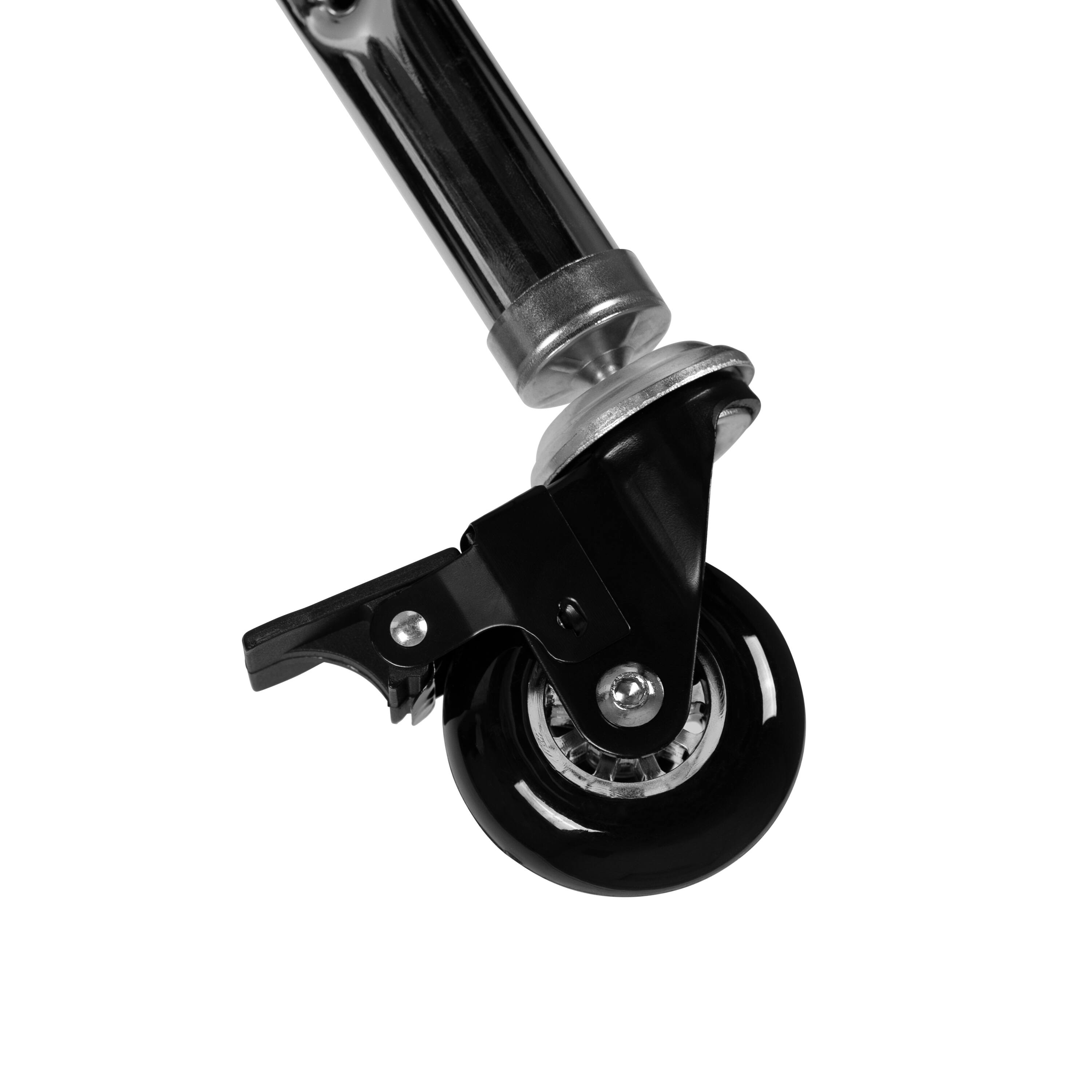 Alt View 7. Emma + Oliver - Mobile 60" Circle Wave Collaborative Laminate Activity Table Set with 12" Student Stack Chairs, Grey/Black - Oak.