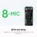 8-MIC
3D 8-mic Array
Equipped 8 mic for capturing sound at 48kHz with up to 16ft pickup range.