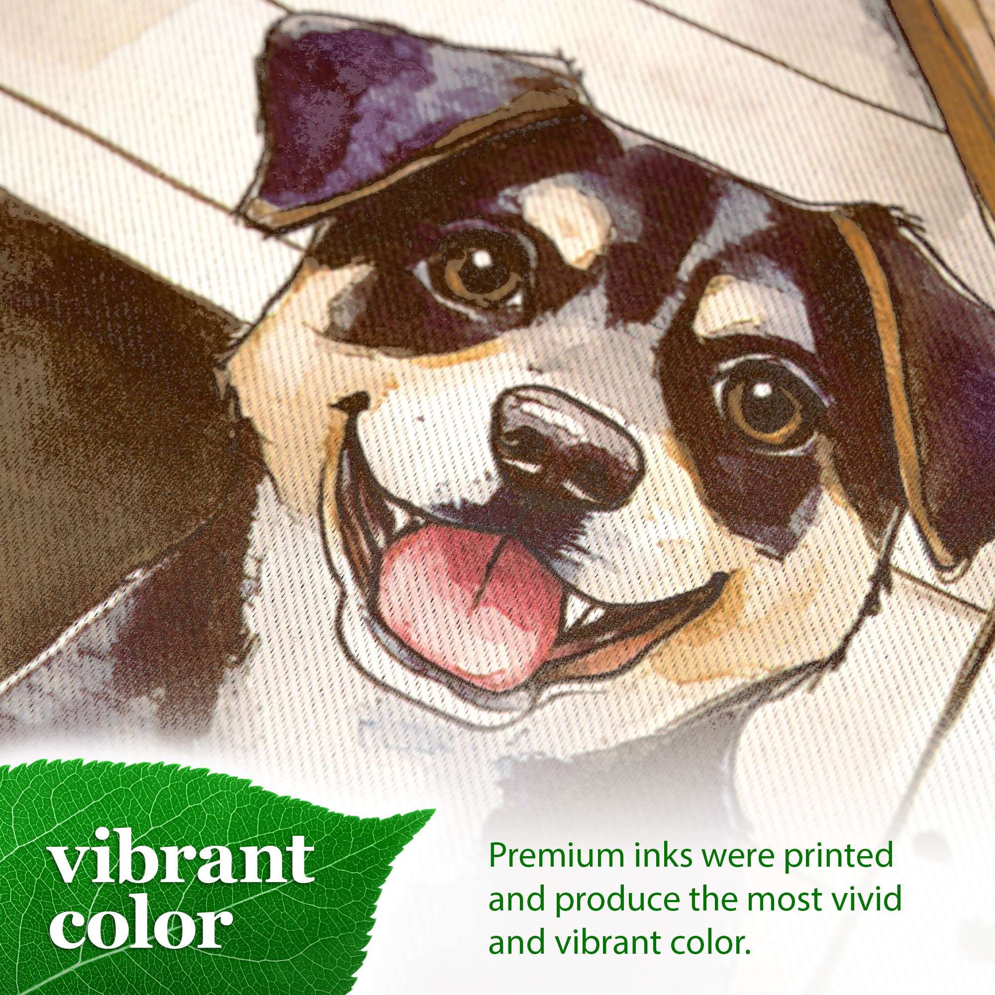 vibrant color

Premium inks were printed and produce the most vivid and vibrant color.