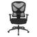 Front. OSP Home Furnishings - High Back Mesh Back Manager’s Chair with Self-Adjusting Lumbar Support and Adjustable Arms - Black.