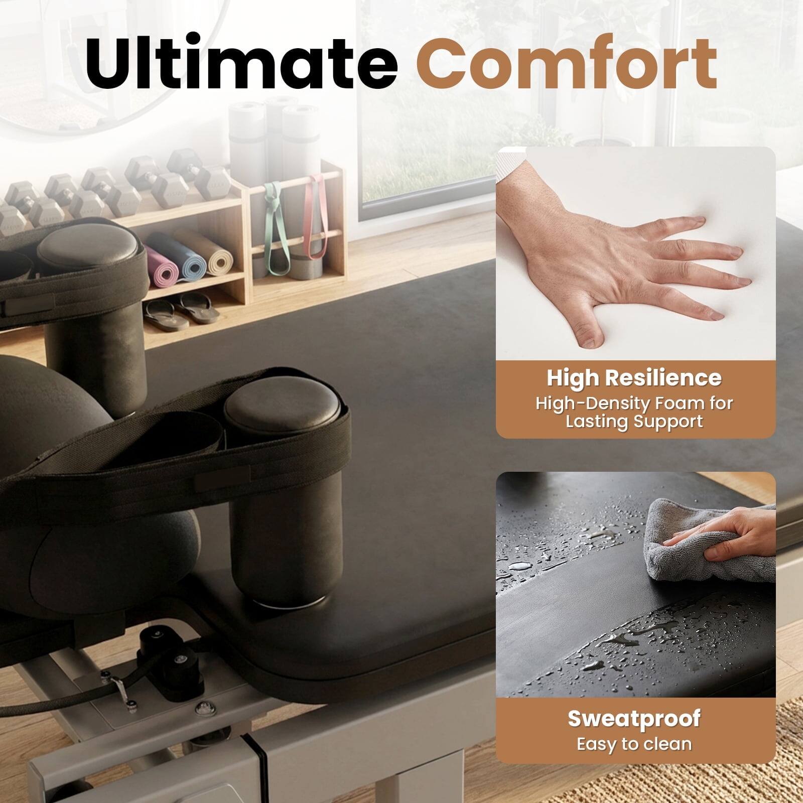 Ultimate Comfort

High Resilience High-Density Foam for Lasting Support

Sweatproof

Easy to clean