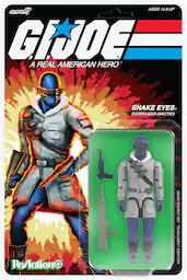 Super7 - G.I. Joe - ReAction+ Wv5 - Arctic Snake Eyes Movie - COLLECTIBLES
