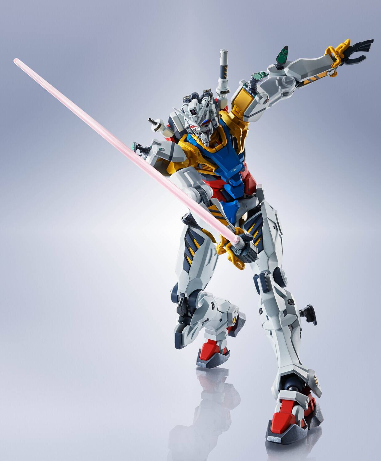 Alt View 3. Bandai - Tamashii Nations - Gundam - Metal Robot Spirits -  White Gundam Action Figure   - COLLECTIBLES - Multicolor.