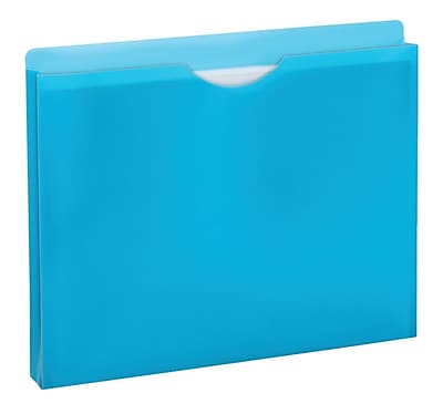 Alt View 1. Pendaflex -  Glow Plastic File Jacket, 1" Expansion, Letter Size, Assorted, 5/Pack  - Assorted.