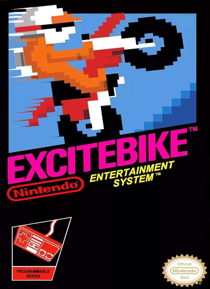 TM EXCITEBIKE ENTERTAINMENT SYSTEM™  
Nintendo PROGRAMMABLE SERIES  
Official Nintendo Seal - E (Everyone)