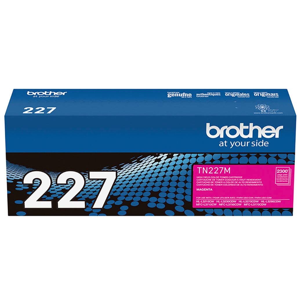 Brother at your side TN227M 2300 emgn ws soa TELL LN On tONER CARTRIDOE - CARTOLO DE ronEn COULEUR MAUT RENE CARTUCHO E nORER A COLOR O A TO ENDMIENTO CARTUCHO  TOAR COLORIO - ATO RENDMENTO NITO MAGENTA FOR LOE WTa POLM uns ..- AUTE  uNe CON AA un OOM HL-L3210CW HL-L3230COW HL-L3270COW HL-L3290COW HL MFG-L3710CW MFC-L3750COW MF MFC-L3770COW