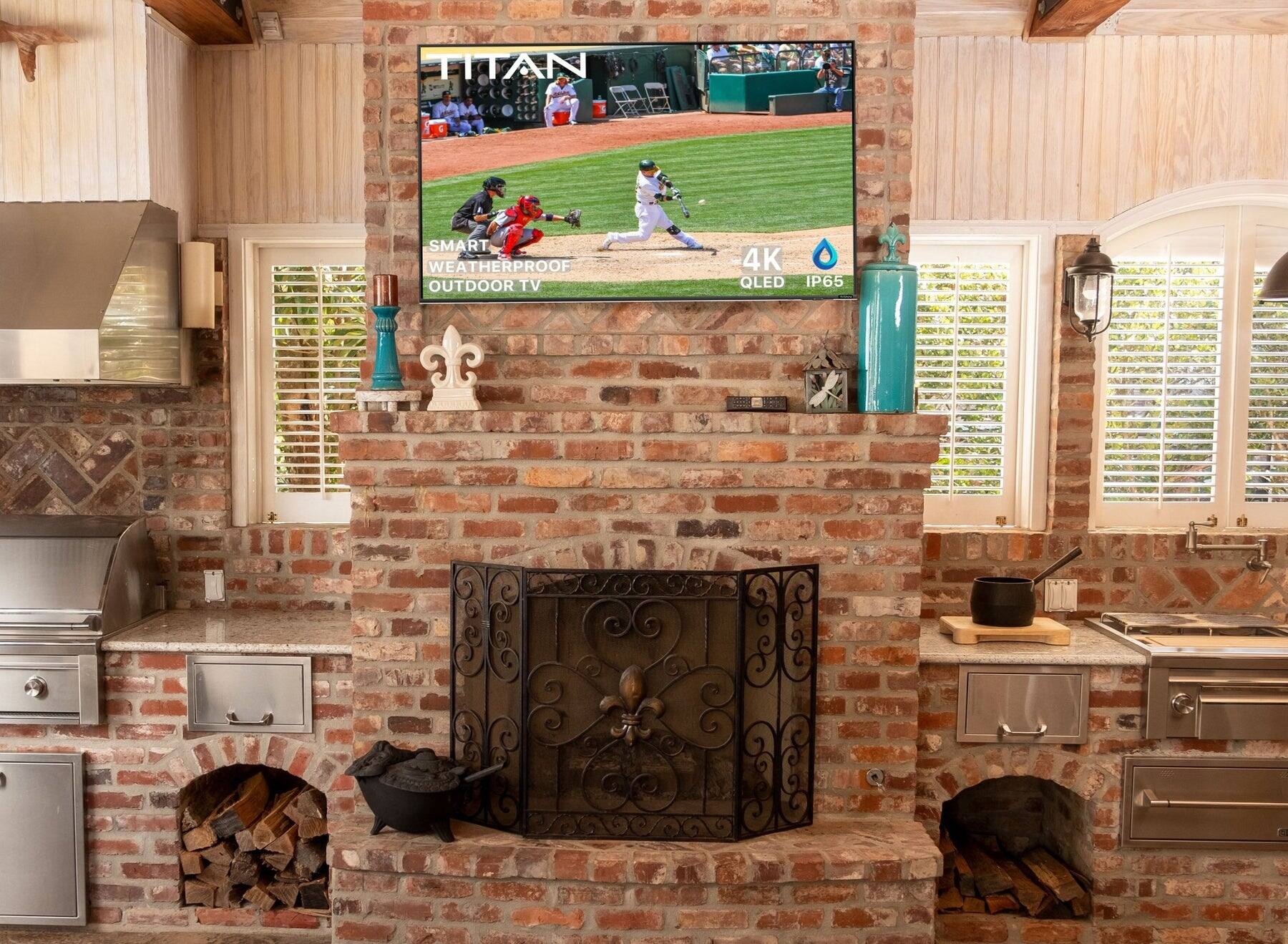 TITAN GO SMART WEATHERPROOF OUTDOOR TV 4K QLED IP65