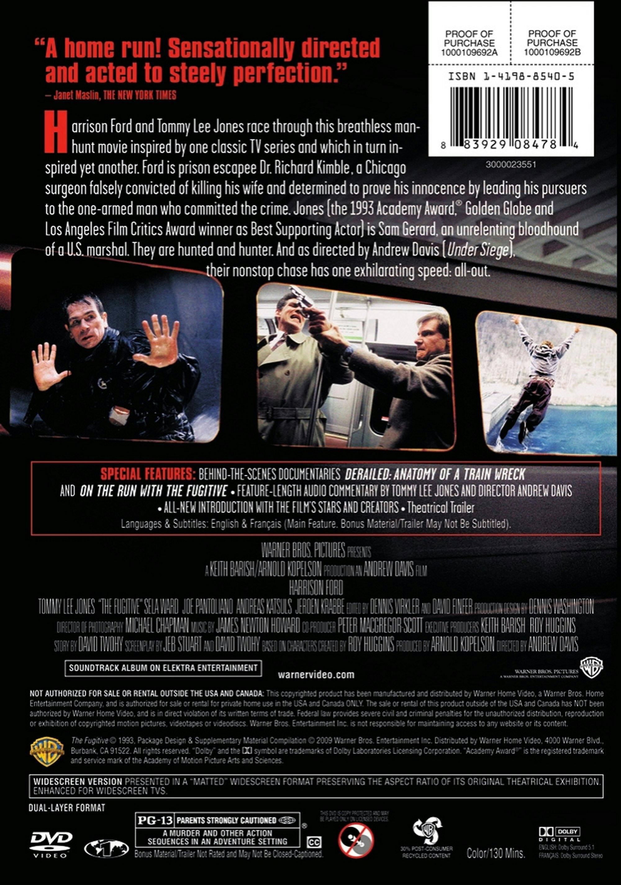 Angle. The Fugitive (DVD New Packaging) [DVD].