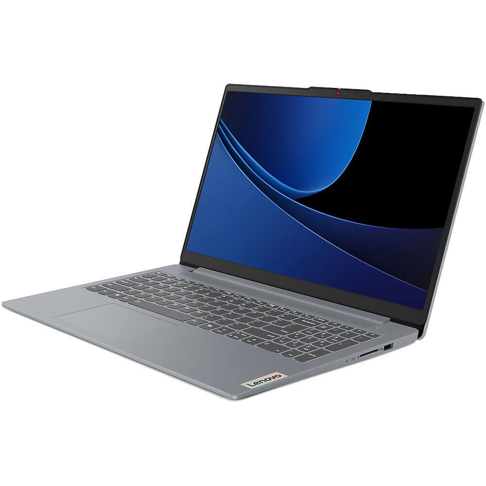 Angle. Lenovo - Lenovo 15.6” IdeaPad Slim 3i - Intel Core 5 120U - 8GB RAM / 256GB SSD - Silver.