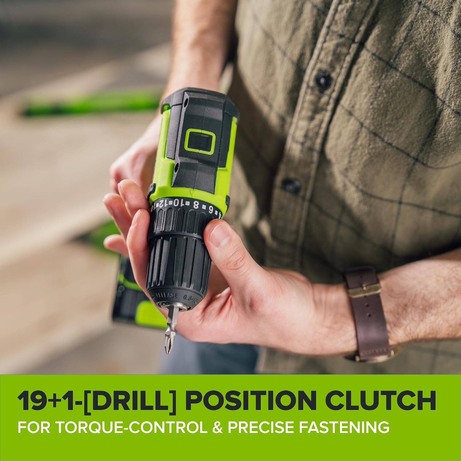 12,10  8 8 945  
HILLASE 231-6.0  
19+1-[DRILL] POSITION CLUTCH FOR TORQUE-CONTROL & PRECISE FASTENING